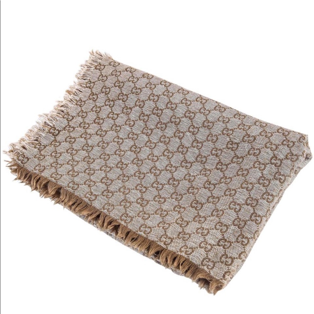 Gucci brown scarf\ wrap